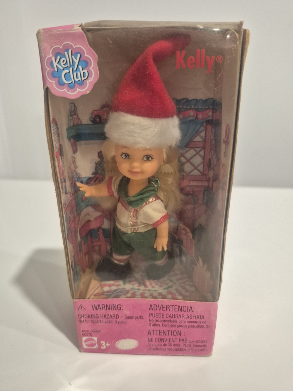Mattel Kelly Club Doll in Red & White Hat with Green Outfit